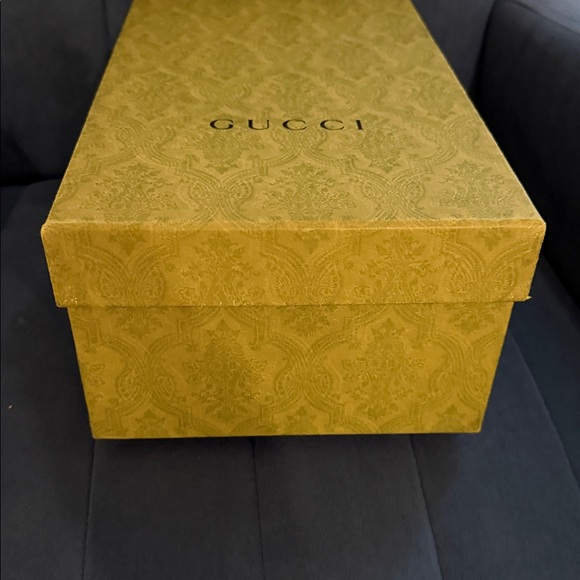 Gucci Dark Brown Leather Loafers with Gold Bit Detail - Picture 8 of 10